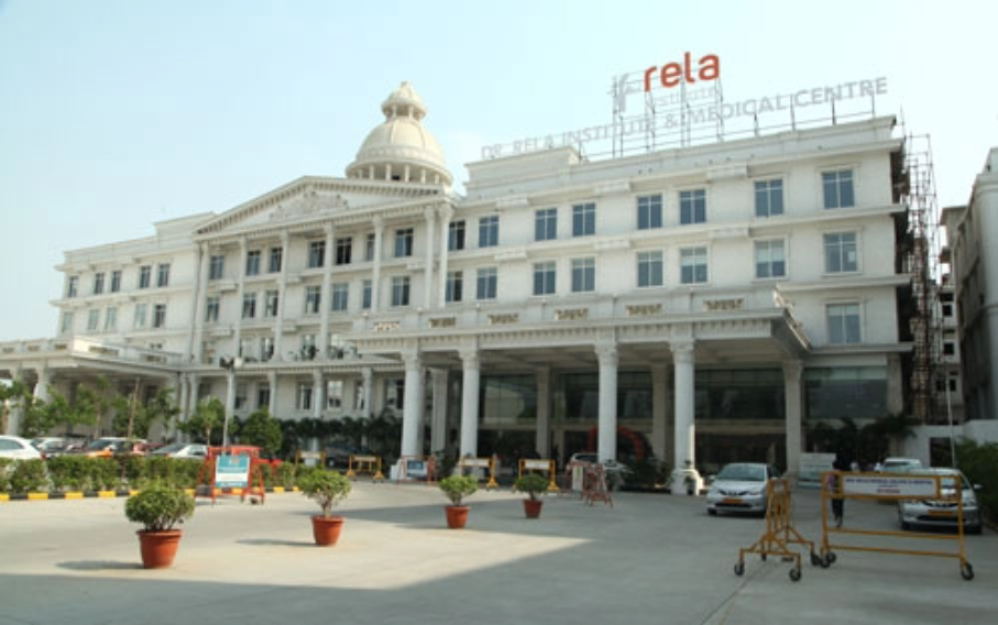 Rela Hospital campus in Chennai